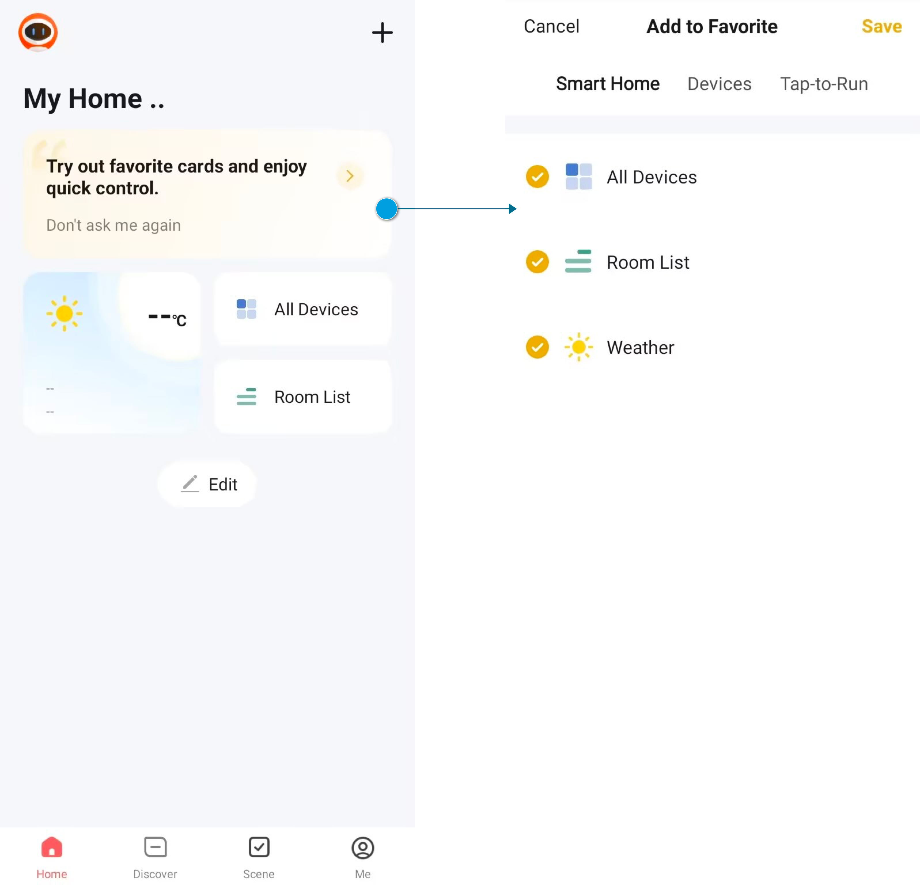 Multi-device smart control